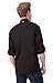 Chef Works Men's Hartford Chef Coat, Black, Large