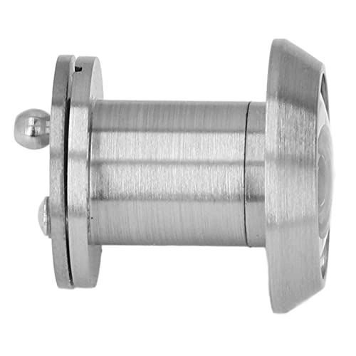 CHICIRIS Mirilla para puerta de cobre con lente angular amplio, ajustable para puertas de 15-25mm de grosor, anti-robo miniatura 2