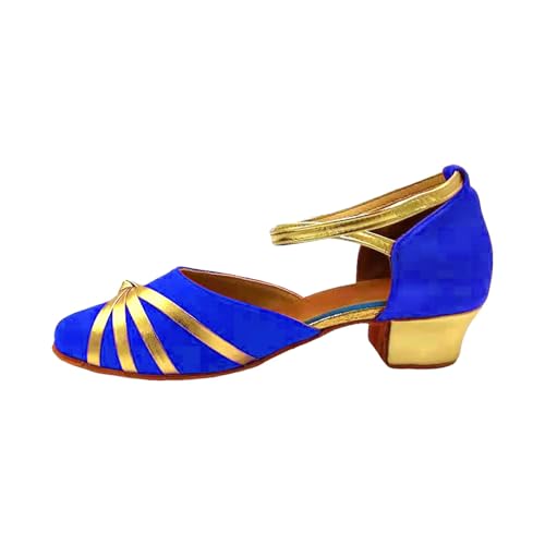 IWIHMIV Girls Dance Shoes Sandals with Cork Adjustable Strappy Casual Comfortable Soft Bottom Closed Toe Sandals