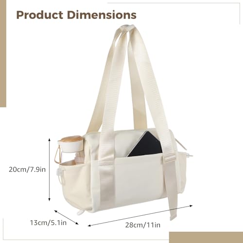 Small Gym Bag for Women, Compact Versatile Duffle for Travel Workout Fitness, Dual Wide Shoulder Straps, Wet Compartment4