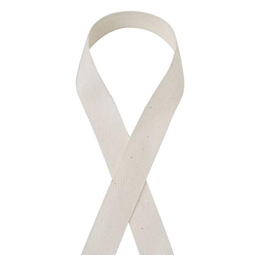 COTOWIN Weiches Baumwoll-Twill-Klebeband, Fischgrätenband, 45,7 m (1/2 Zoll) Cover