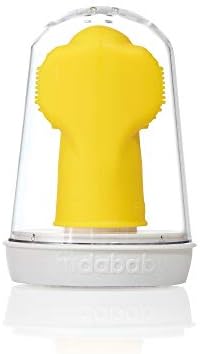 Frida Baby First Finger Toothbrush for Baby with Storage Case, Silicone Baby Finger Toothbrush for Training Teeth, Infant Toothbrush, 3m & up, 1pk - 2