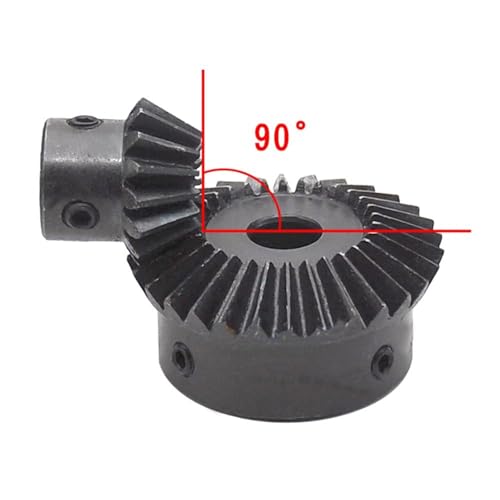 Image of 1pcs Single 1.5 Module Bevel Gear 1:2 15 /30 20 /40 Tooth Steel Inner Hole 8mm-15mm Mechanical Transmission Gear(20Teeth 14mm)