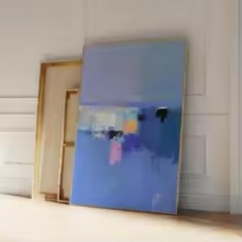 Toile abstraite moderne océan pour raviver un mur blanc vide sans travaux - 4
