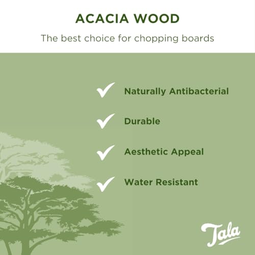 Sets de table en bois d'acacia Tala de haute qualité pour la présentation