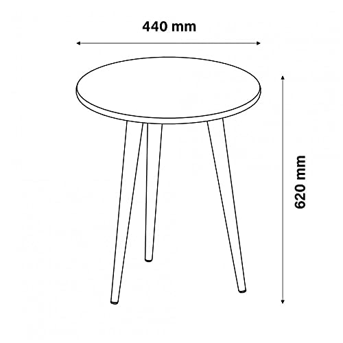 Mesa Apoio Skinny Patrimar Móveis Verde Bellagio