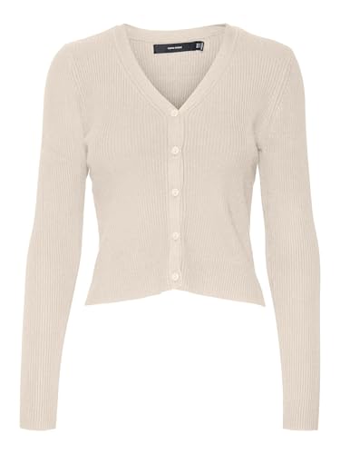VERO MODA VMGLORY Rib LS V-Neck Cardigan GA NOOS