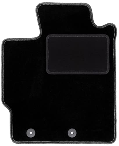 Wielganizator Tapis de Voiture en Velours pour Toyota Yaris III Hybrid Hatchback (2013-2017) Noir