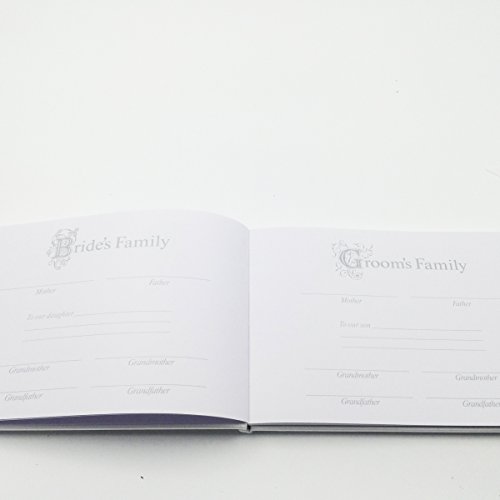 9.6 X 6.3 Inch Grey Diamond Wedding Engagement Anniversary Party Guest Book With Pen Holder 3 In Set Keepsake #TOP6