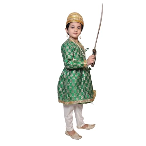 Image of Kaku Fancy Dresses National Heros Freedom Fighters Costumes for Boys & Girls | Independence Day Republic Day Fancy Dress for Schools Plays & Competition | Role Play Politician Costume For Kids