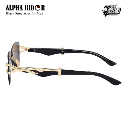 Image of Sunglasses for Men, 100% UV Protection Stylish Designer Eyewear, Trendy Square Frame Fashion Sunglasses for Outdoor, Driving & Daily Wear