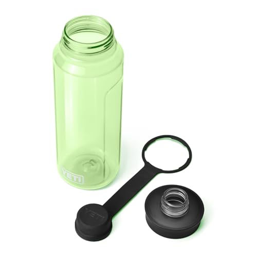 Image of YETI Yonder Water Bottle with Yonder Tether Cap, Lightweight, Leakproof and BPA-Free