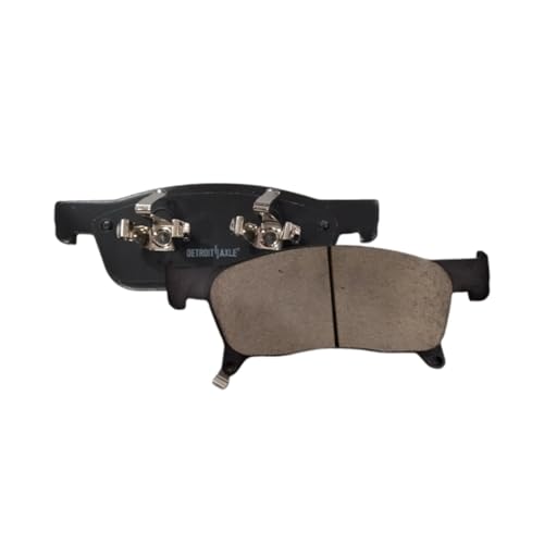Image of Detroit Axle - Front Ceramic Brake Pads for 2019-2023 Subaru Ascent, 2020 2021 2022 Brake Pads with Hardware Assembly Replacement
