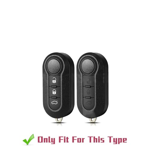 Housse de clé Fiat 500 en TPU de protection intégrale pour Ducato et Panda - 2