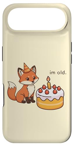 Funny Fox Birthday Im Old Bday P[L  j̎q ̎q LbY X}zP[X iPhone Air p