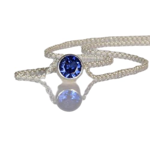 Pendentif tanzanite naturelle et argent 925, un bijou d'exception