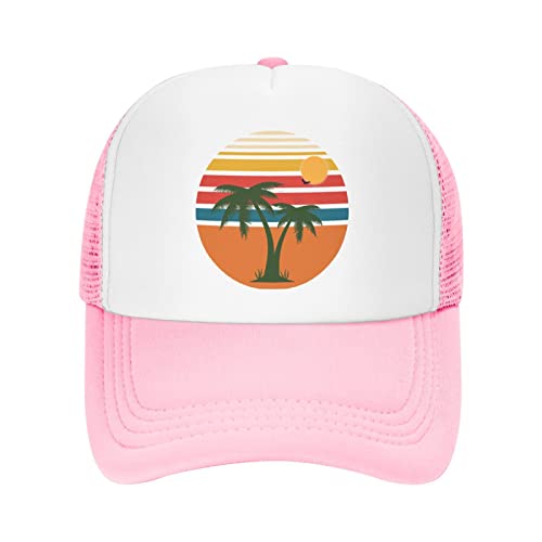 Gorra Trucker con Palma Tropical Ajustable Unisex miniatura 2