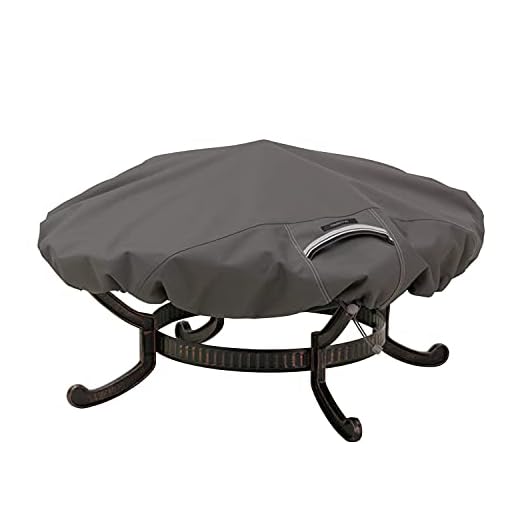 Water-Resistant Round Fire Pit Cover