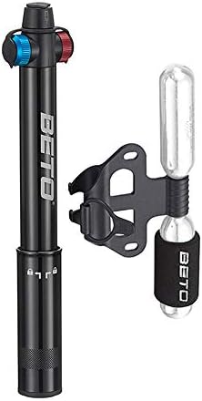 Mini Bike Pump with CO2 Inflator - Dual 