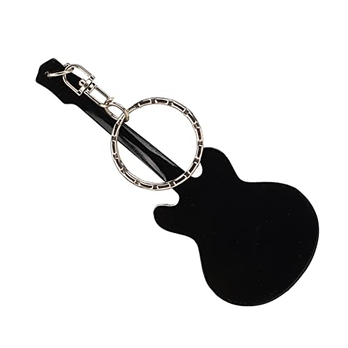 Agatige Chaveiro de guitarra, mini pingente de guitarra portátil para amantes da música presente de