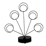 . 【Multifonctionnel et facile d'utilisation】 : Le présentoir à notes à base ronde permet de mettre facilement en valeur cartes thématiques, mini-cartes, lettres, mémos, photos et notes en toute simplicité.