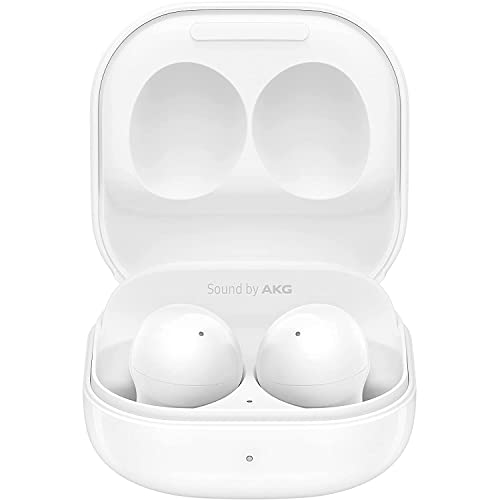 Samsung Galaxy Buds2 Bluetooth Earbuds, True Wireless, Noise Cancelling, Charging Case, Quality Sound, Water Resistant, White (UK Version) Samsung Galaxy Buds2 Bluetooth Earbuds, True Wireless, Noise Cancelling, Charging Case, Quality Sound, Water Resistant, White (UK Version)