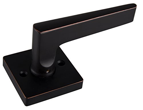 Bronze Handleset With Knob Door Handle For Entrance And Front Door Reversible For Right And Left Handed And A Single Cylinder Deadbolt Handle Set Oil Rubbed Bronze Finish,Mdhst201810B-Amz #TOP5