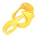 Diving Mask,Anti Fog Tempered Glass Snorkel Mask with Nose Cover for Snorkeling, Freediving (yellow)