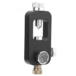 DIDEEP Scuba Diving Refill Tank Adapter Duikadapter voor Duikuitrusting, Grote Naar Kleine Fles 8MM Manometer 0.5L 1L