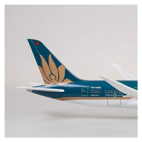 Avión Vietnam Airlines A350 de metal a escala 1:142 con luces y ruedas para coleccionistas 2