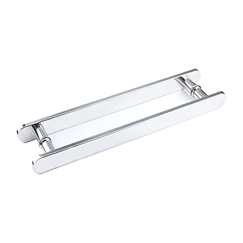 Poignées de porte poussoir de douche acier inoxydable 400mm salle bain - 2