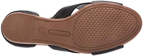 Aerosoles Women's Carnegie Wedge Sandal, Black Leather, 7.5 | Image 3