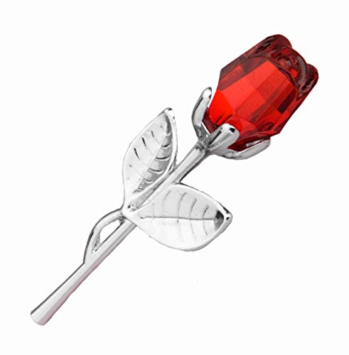 Gifts and Favours Choice Crystal - Rosa de cristal, color rojo