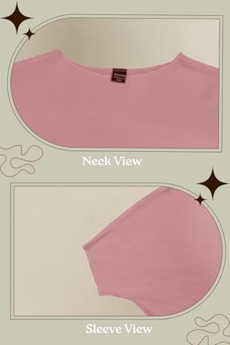 Image of Nachu Women Fashion Ribbed Batwing Sleeves Bagy Balloon Style Fit Top |Casual Regular Size fit | Winter and Party fit