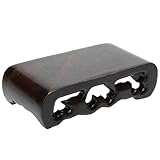 Socle en bois : ce support pour pot de fleurs est fabriqué en bois de , robuste et conçu pour une utilisation . il sert également de support pour vase