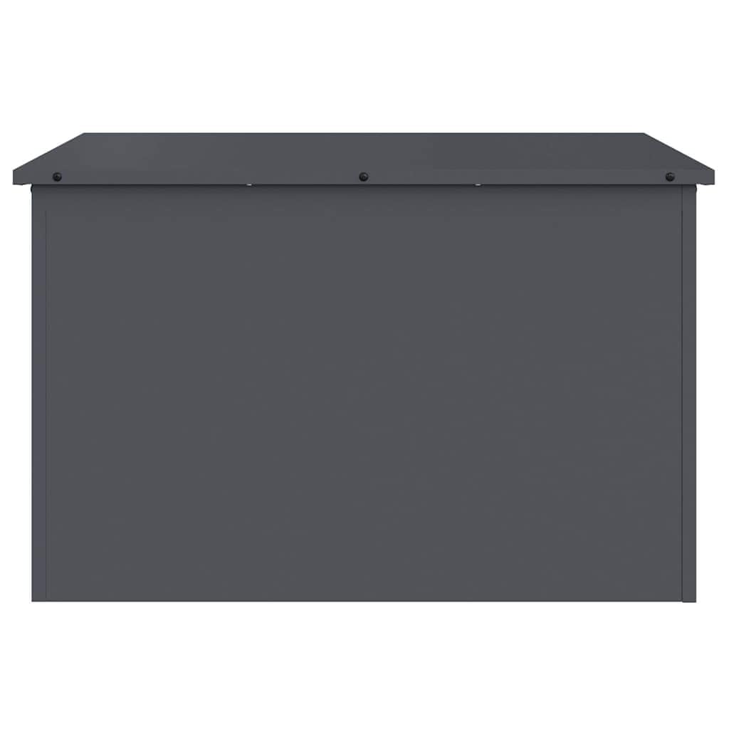 Stahl Lagerbox 80 x 50,5 x 50 cm 180 Anthrazit | Wetterfest, Gasliftdeckel, Platzsparend, Für Garten Und Terrasse