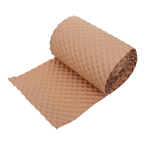 BCOATH Rollo de Papel de Embalaje Protector Panal Kraft Biodegradable 29,5 Cm X 20 M Amortiguación para Embalaje y Relleno de Artículos Frágiles en Envíos y Mudanzas