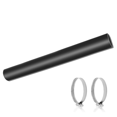 1 1/2 ID Gasoline Fuel Filler Neck Hose with 2 Clamps Reinforced Gas tank Filler Hose 7 7/8 Length Fit for 80s-10s Chevy/Ford/Dod-ge/GMC Pickup truck