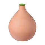 Relaxdays Olla, 3 Liter, Ton, wurzelnahe Bewässerung, Hochbeet & Gewächshaus, weniger Wasserverlust, terrakotta