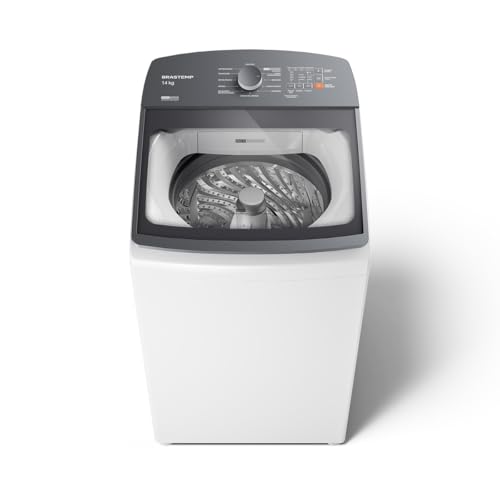 Máquina de Lavar Cesto do Inox 14kg Branca com Smart Sensor, Brastemp
