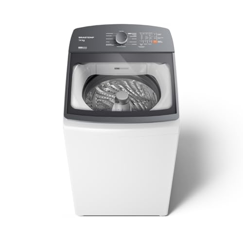 Máquina de Lavar Brastemp Cesto do Inox 14kg Branca com Smart Sensor Branca 127v Máquina de Lavar Brastemp Cesto do Inox 14kg Branca com Smart Sensor Branca 127v