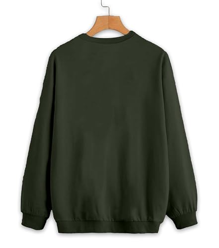 Image of Mack Jonney Solid Round Neck Cotton Fleece Sweatshirt for WOMEN-VMACK639269