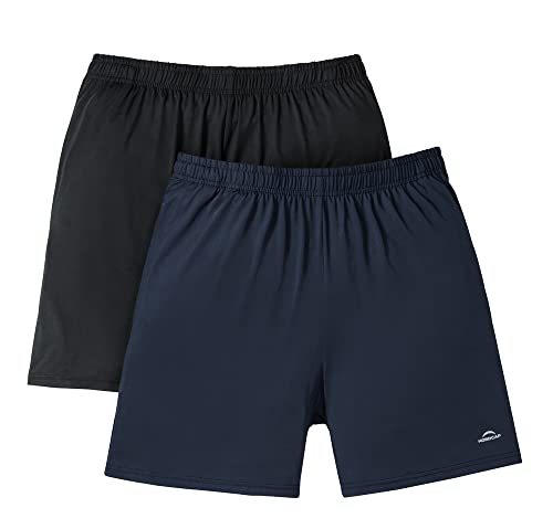 NORDCAP 2er Pack Herren Funktionshorts, Kurze Sporthose für Männer, elastische Hose mit Reißverschlusstaschen, ideal für Fußball, Handball oder Wandern, Gr. 48 - 60 Cover