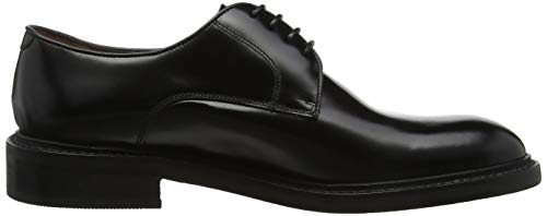 Lottusse L6710, Zapatos Derby con Cordones Hombre, Negro (Jocker P. Negro), 46 EU