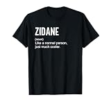 Zidane Definition Name Funny Personalized Birthday T-Shirt