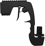 Champagne Bottle Squirt Gun, Ejector Beer Bottle Alloy KTV Party Wedding Bar Portable Drinks Food Flipping Night Club Dispenser Wine with Champagne Trigger-Black