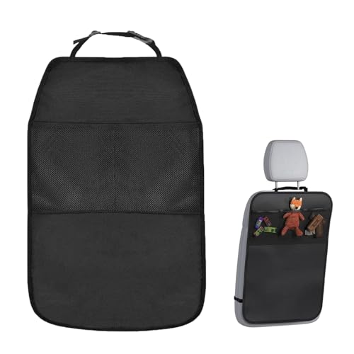 Car Seat Kick Mats Kick Mats Back Seat Protector for Kids Waterproof and Stain Resistant Seat Protectors Adjustable Car Backseat Organizer Car Seat Protector Car Back Seat Organizer for Kids 1PC