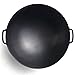 Żeliwny Wok do Stir Frys i Sautees, Heavy Duty Non-Stick Iron Chinese Wok lub Stir Fry Patelnia, Piekarnik/Brojler/Sejf do Grilla, Frytownica kuchenna, Jakość Szefa Restauracji, 50 cm/20 cal