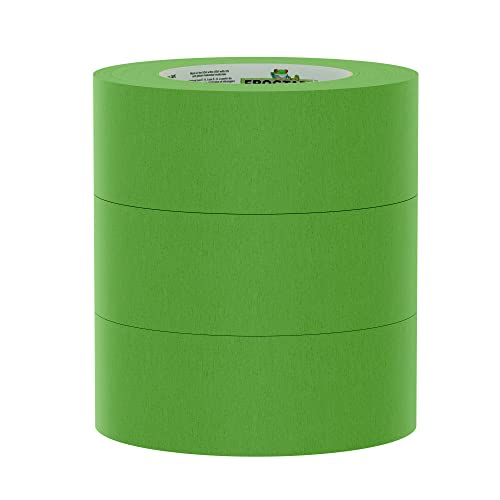 Frogtape 240661 Multi-Surface Painter's Tape With Paintblock, Medium Adhesion, 1.88 Inches X 60 Yards, Green, 3 Rolls #TOP1