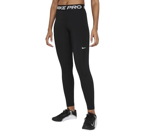 Nike Femme W Np 365 Tight Leggings, Black/White, S EU